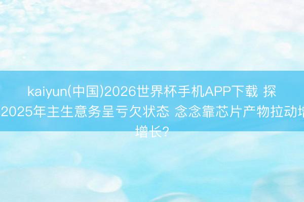 kaiyun(中国)2026世界杯手机APP下载 探路者2025年主生意务呈亏欠状态 念念靠芯片产物拉动增长?