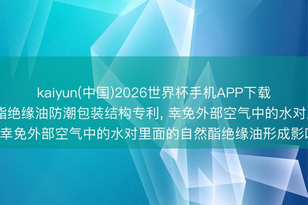 kaiyun(中国)2026世界杯手机APP下载 武汉泽电新材料获得自然酯绝缘油防潮包装结构专利， 幸免外部空气中的水对里面的自然酯绝缘油形成影响